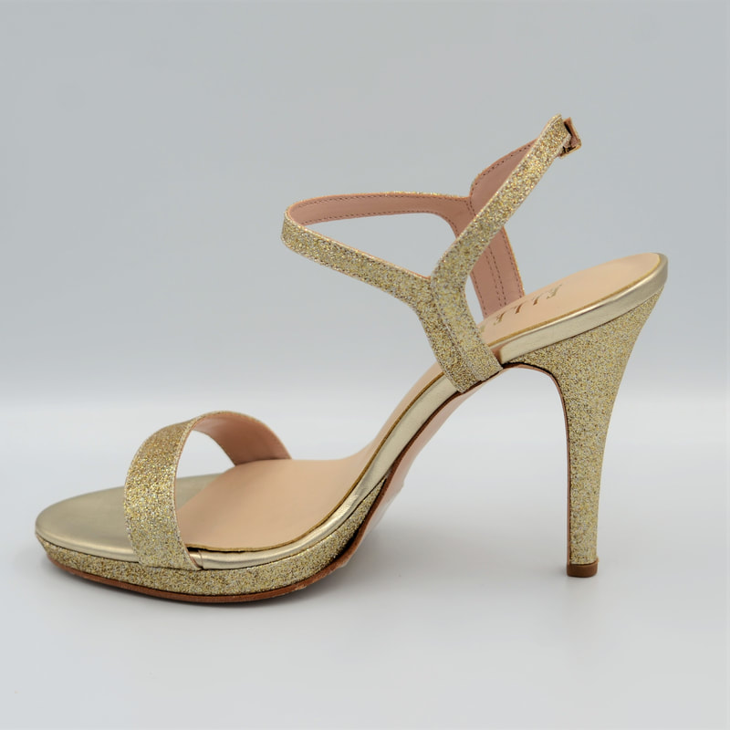 Νυφικά Παπούτσια - Κωδ. 142704 Χρώμα Χρυσό Glitter